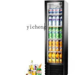 ZF Vertical Refrigerator Beer Cabinet, Showcase de bebidas, Congelado para manter fresco, Supermercado comercial