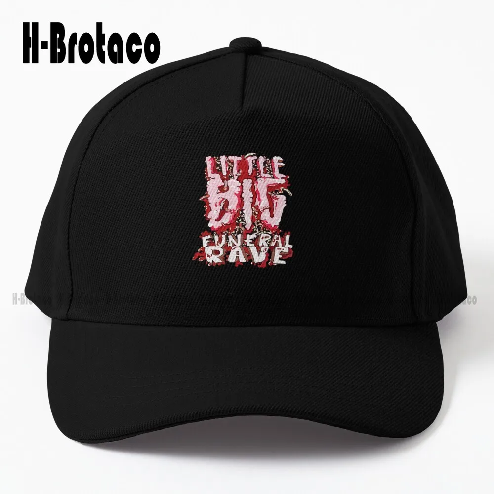 Little Big - Funeral Rave Baseball Cap Hats For Men Outdoor Climbing Traveling Denim Color Street Skateboard Harajuku Denim Caps