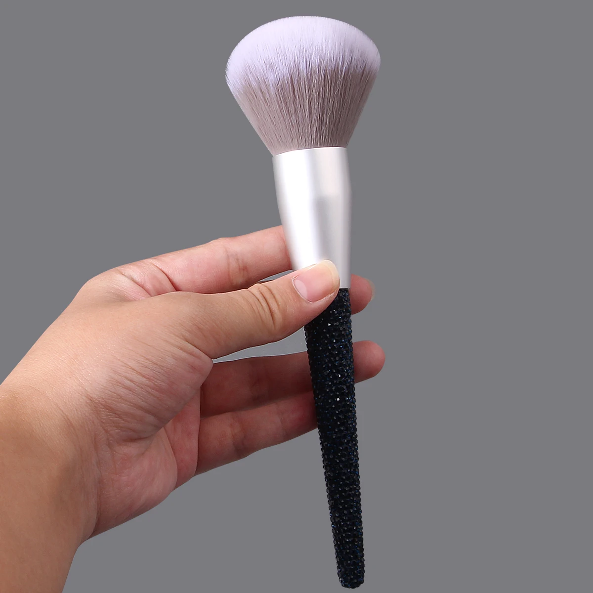 1 piece of diamond-handled soft loose brush blush brush contour brush, multi-purpose beginner professional makeup brush tool
