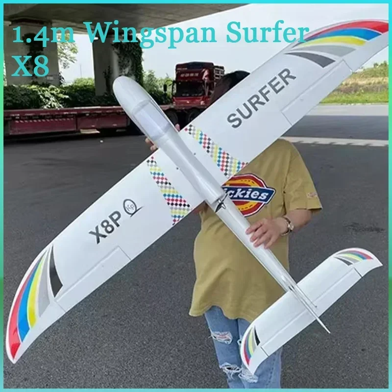 

Surfer X8 Glider 1.4m Novice Fixed Wing Epo Detachable Anti Collision And Anti Fall