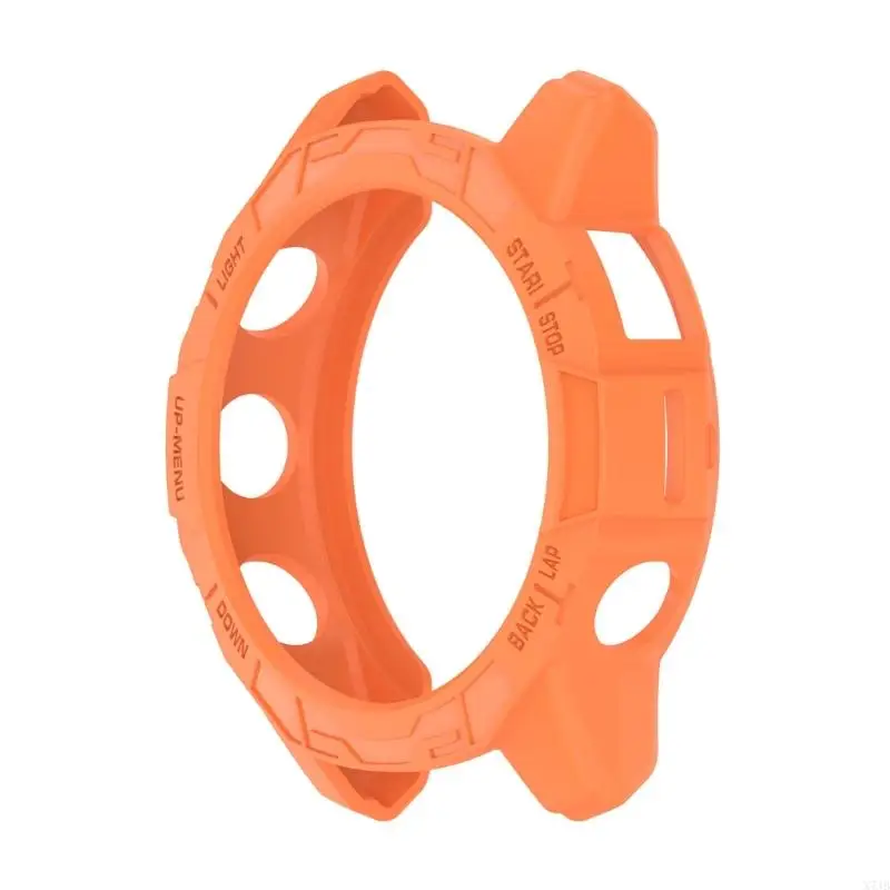 X7JB Sleek Silicone Case Watch Rrotective Case Medio Portector para Garminpix 47 mm