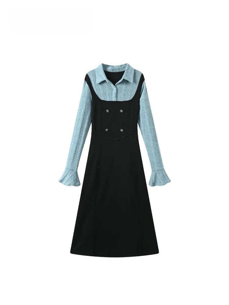 

Юбка А-силуэта больших размеров для женщин, весенняя, с эффектом похудения, универсальный дизайн, из полиэстера, с боковой молнией