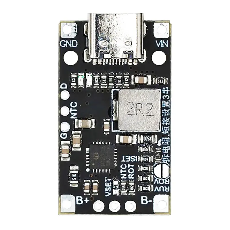 3.7V lithium battery 5V charging 2 series 3 series lithium battery boost charging module supports connector QC fast charging
