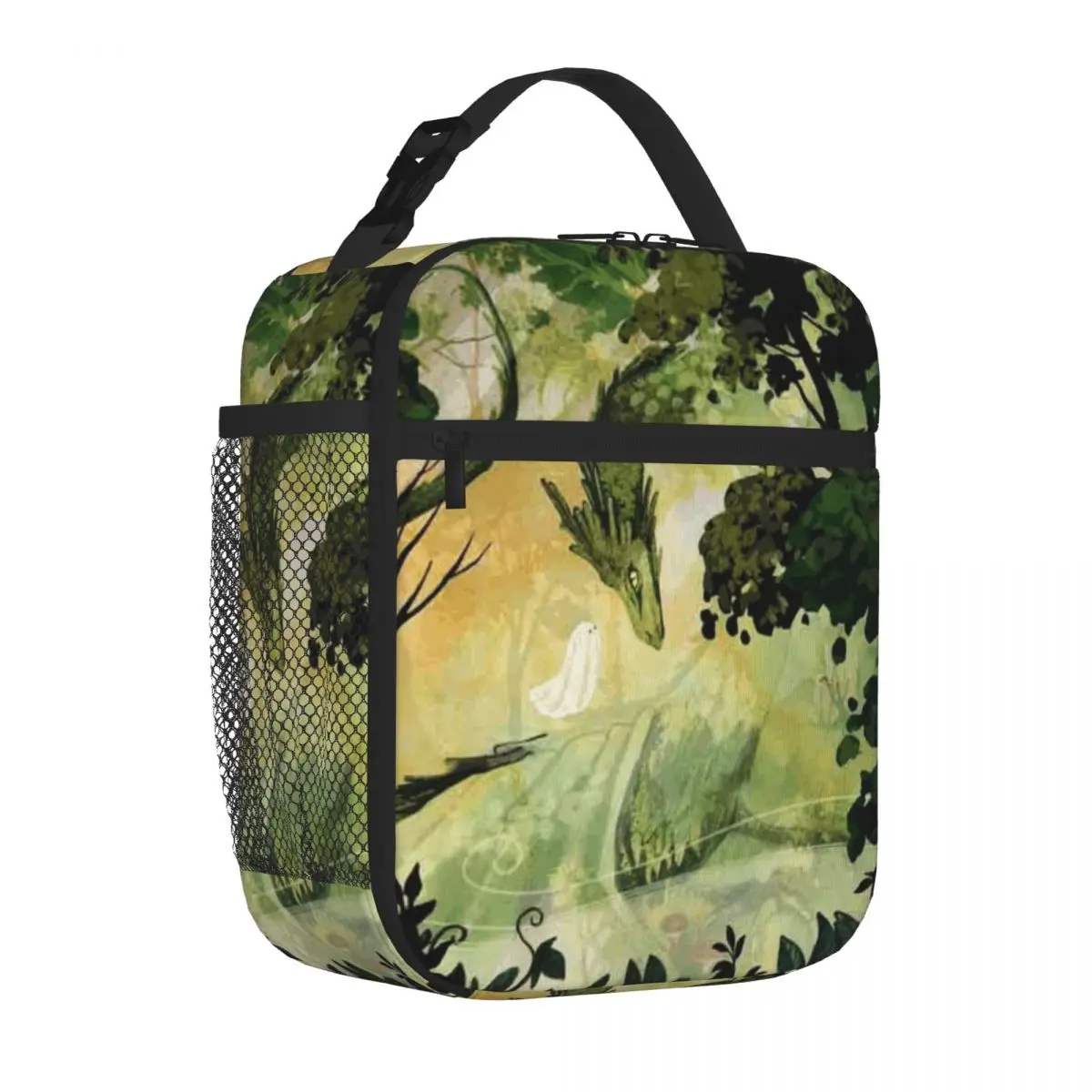Bestselling The Dragon Of Greenwood Shoulder Style Compact Lunch Bag Classroom Meal Meal Prep Bag