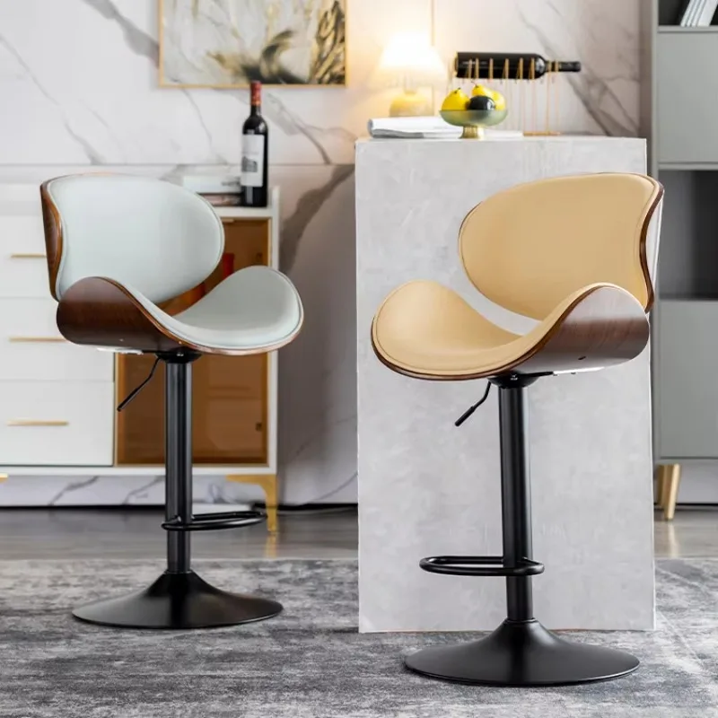 Adjustable Metal Swivel Counter Height Modern Luxury Kitchen Design High Stools Bar Chairs for Bar Table
