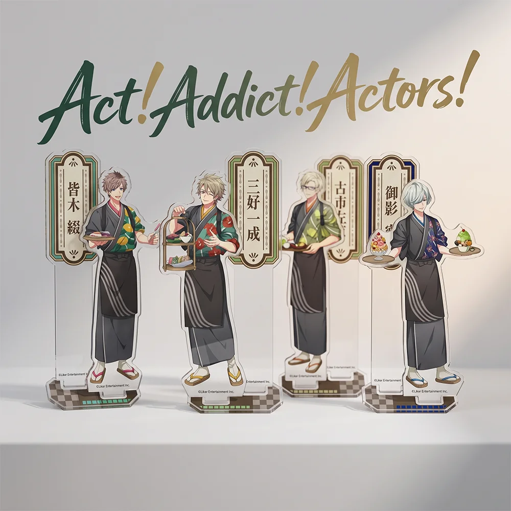 Act! Addict! Actors! Sakuma  Usui  10&15CM Double Sided Acrylic Stand Keychain 2026 New Anime Stand Desktop Decor Collection