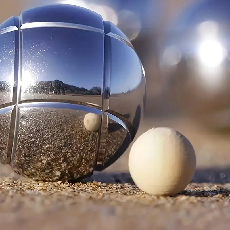 Metal Petanque Ball Set 3 6 8pcs Bocce Game for Outdoor Backyard Lawn Sports and Beach Fun image 2