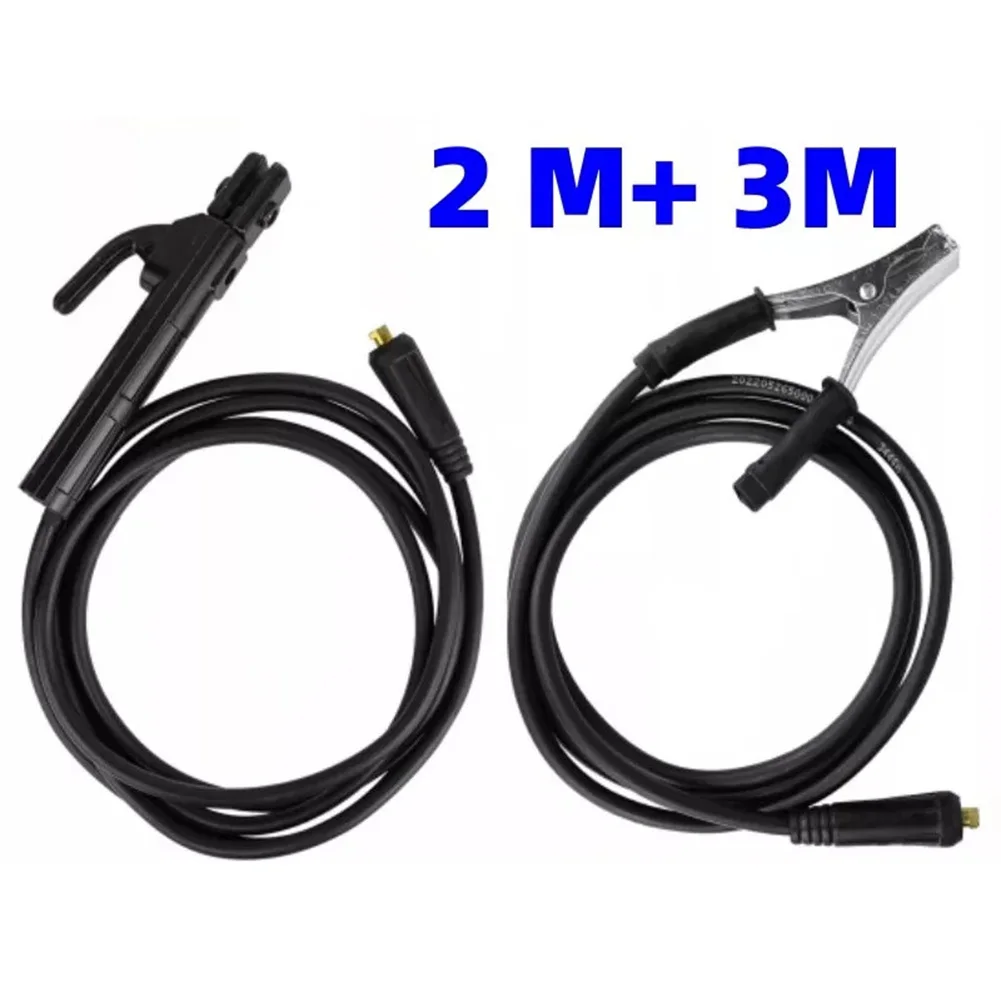 2+3M 300Amp Welding Earth Clamp Welder Cable For IGBT Inverter Machine Welding Grounding Clamp For Welding Ships Factories