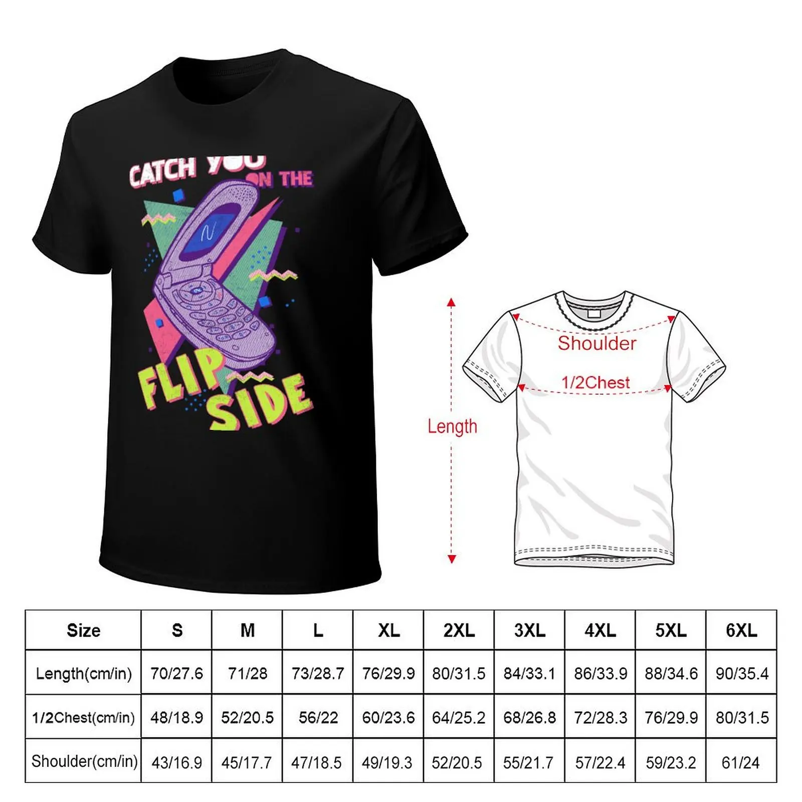 Flip Side T-Shirt Long Lasting Casual T-Shirt