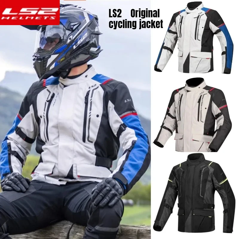 LS2 NORWAY мотоциклетный костюм, мужской мотоциклетный осенний водонепроницаемый теплоизоляционный костюм CE, куртка Four Seasons LS2 NORWAY мотоциклетный костюм, мужской мотоциклетный осенний водонепроницаемый теплоизоляционный костюм CE, куртка Four Seasons