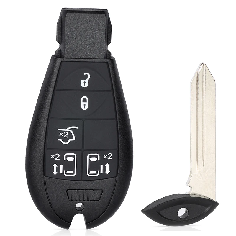 KEYECU M3N5WY783X 56046715AD 68066859AF 56046710AE 433MHz ID46 رقاقة الذكية مفتاح بعيد فوب لكرايسلر جراند فوياجر 300C 2008-13 #3