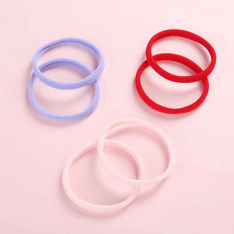 10Pcs/Set Soft Nylon Headbands For Children Girl DIY Hair Accessories for Baby Hair Headbands High Elastic Hairbands