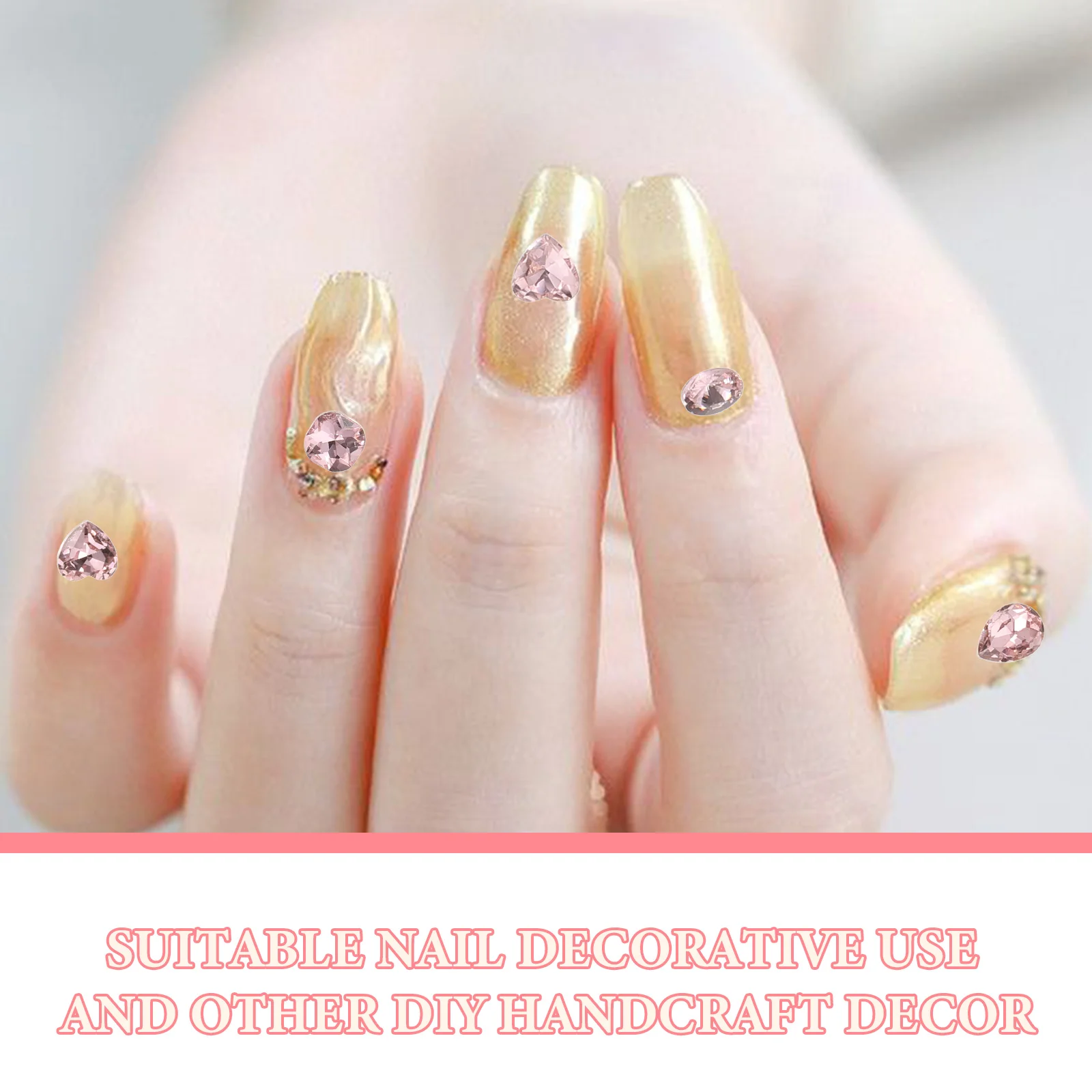 

1 Box Irregular Rhinestone Charms Art Decor Manicure Bling Diy Nail Rhinestones Resin Crafts Phone Decoration Nail Salon