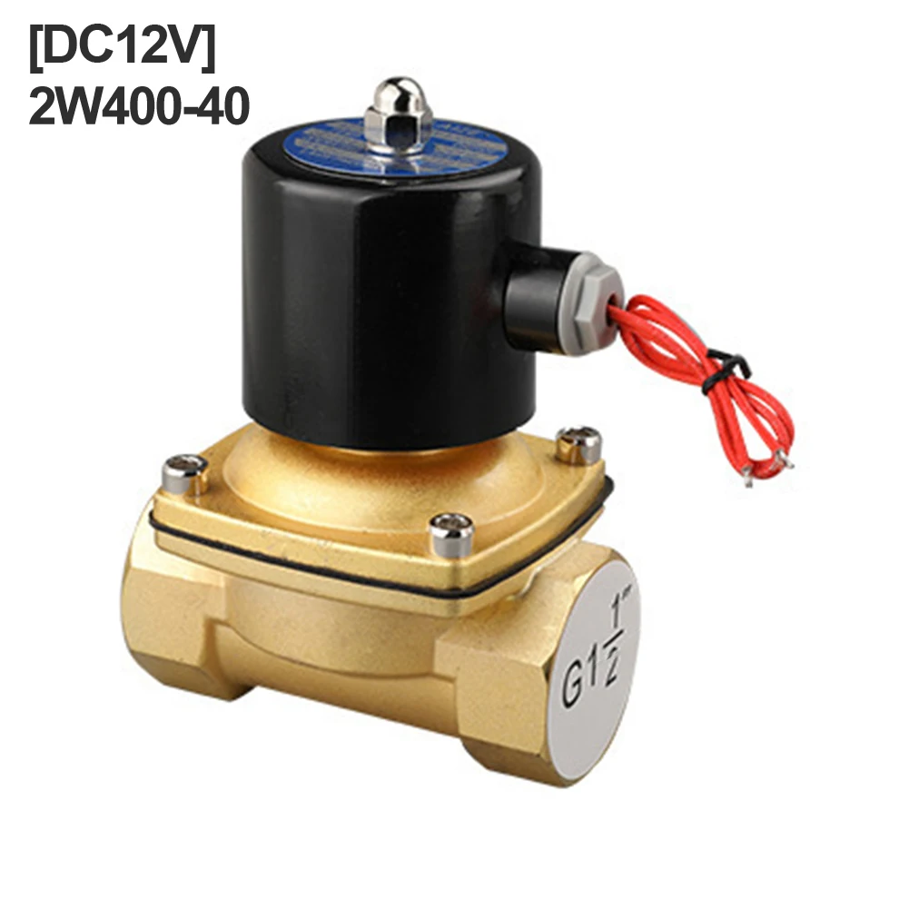 

Industrial Piping Systems Electric Solenoid Valve DN40 Solenoid Valve Corrosion-resistant DC12V Compatible DC24V Compatible