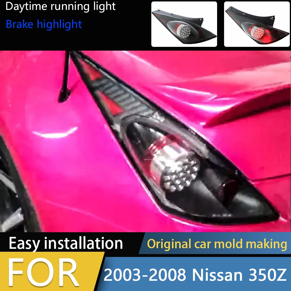 

Hot Selling Taillight Assembly LED Tail Lights Brake Light Turn Signal Red Background for Nissan 350Z 2003 - 2008