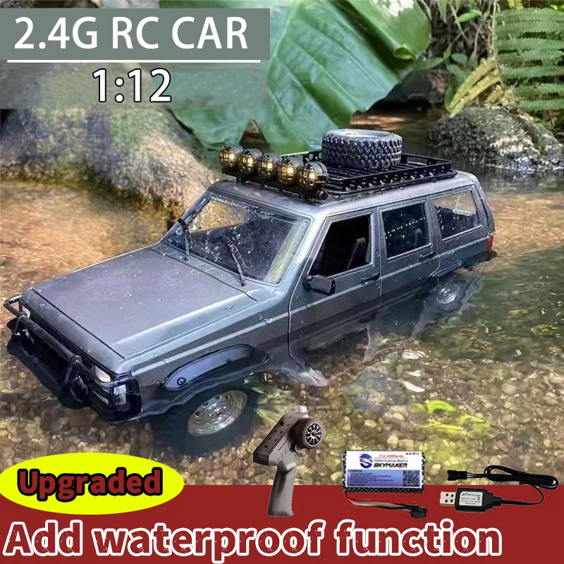 Wodoodporny MN78 1:12 Pełnoмасштабна модель RTR RC Car 2.4G 4WD 280 Silnik proporcjonalny Off-Road RC Samochód zdalnie sterowany dla chłopców