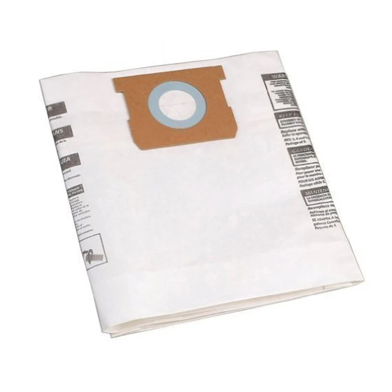 A09G-5 Pack Сменные мешки для пылесоса для влажной/сухой уборки Мешки для пыли для пылесоса Shop-Vac Ridgid 5–8 галлонов 9066100   90661 906-61