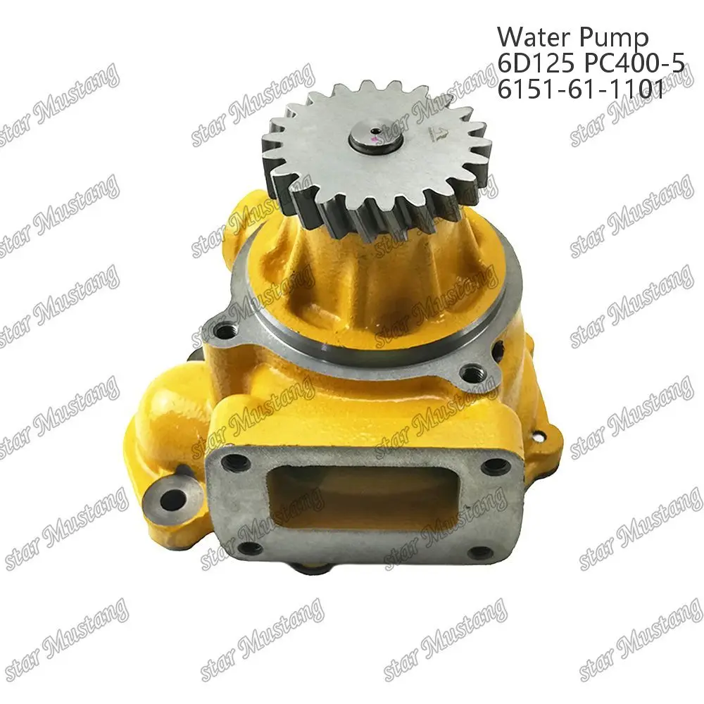 6D125 6D125-5 PC400-5 Water Pump 6151-61-1101 For Komatsu Engine