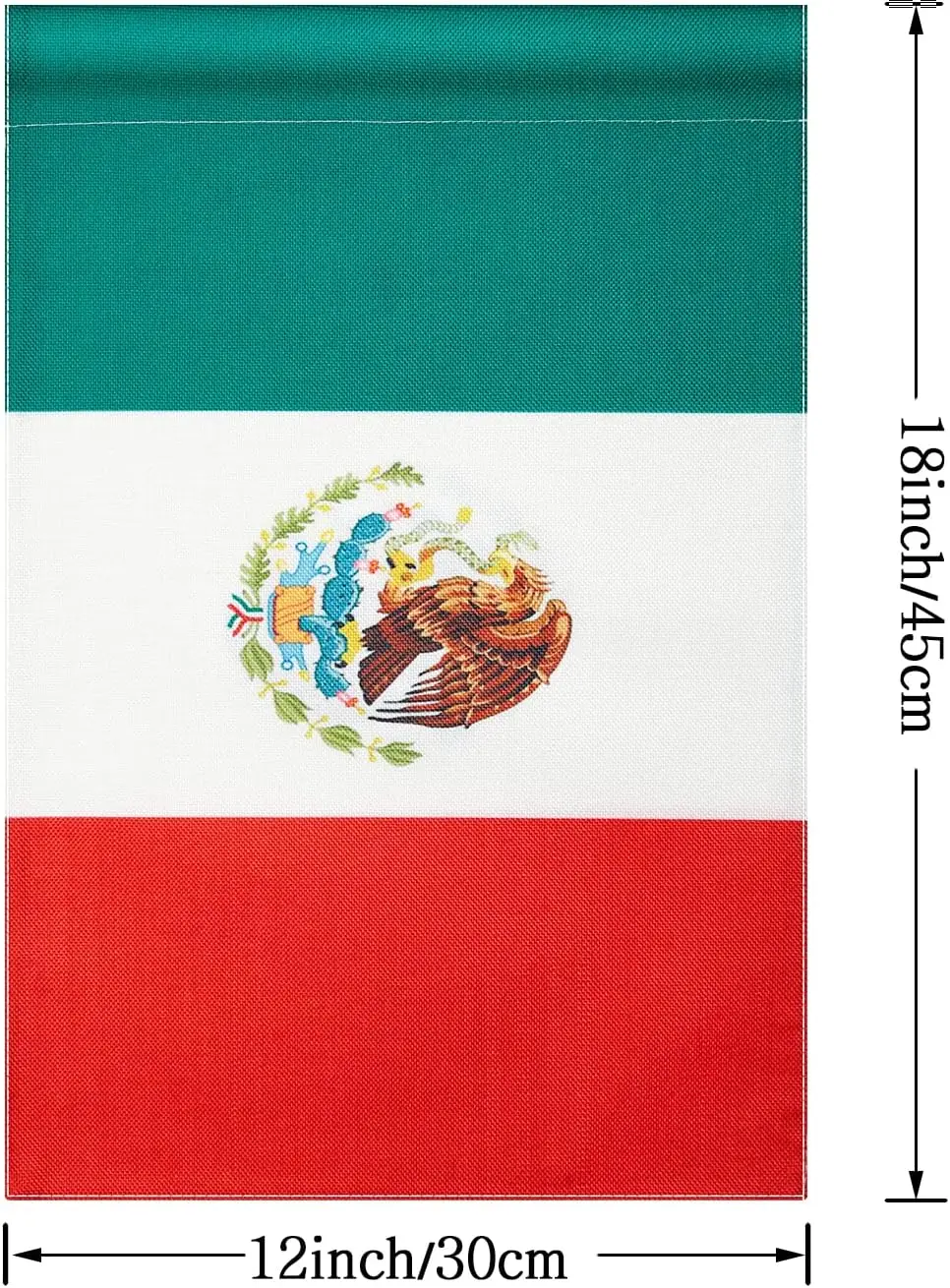 Mexico Mexican Garden Flag Indoor Outdoor Decoration Flags,For Yard Outside 12 x 18 Inches,Double-Sided,DIY Celebration. KKL yyi