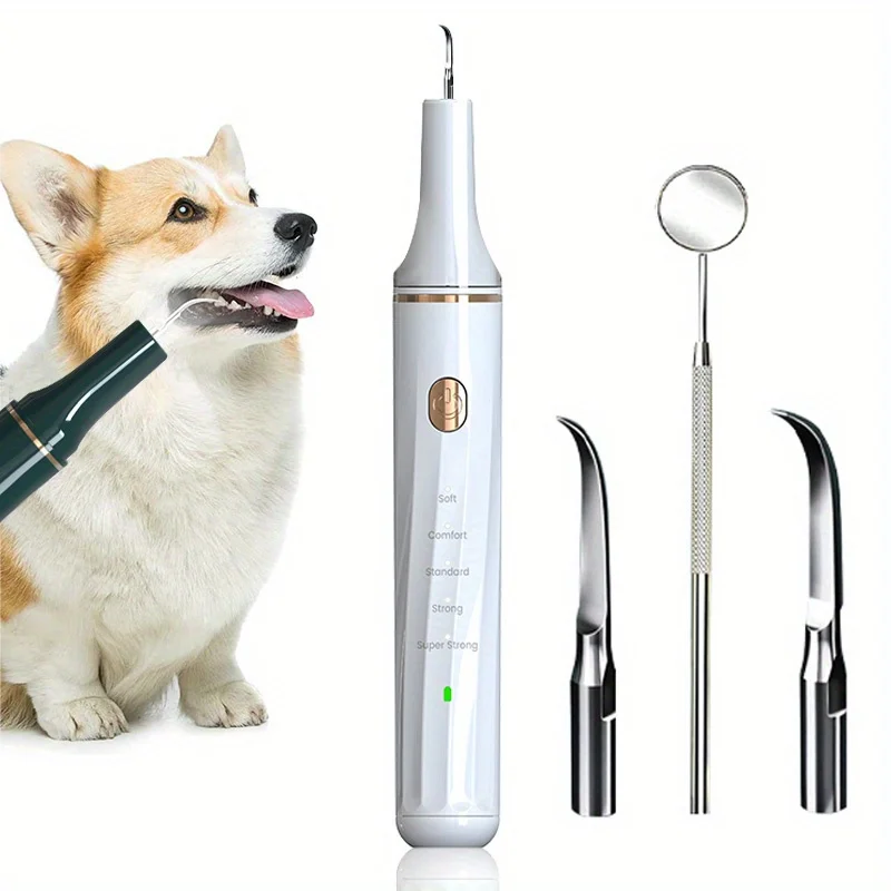 

Ultrasonic Dental Scaler for Removing Tartar, Pet Teeth Cleaning Device, Dental Hygiene Tool for Eliminating Dental Plaque