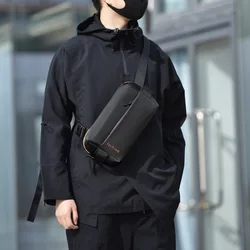 New Men's Shoulder Crossbody Bag Waterproof Large Capacity Waist Bag Outdoor Casual Sports Shoulder Bag Sports Travel Waist Bag