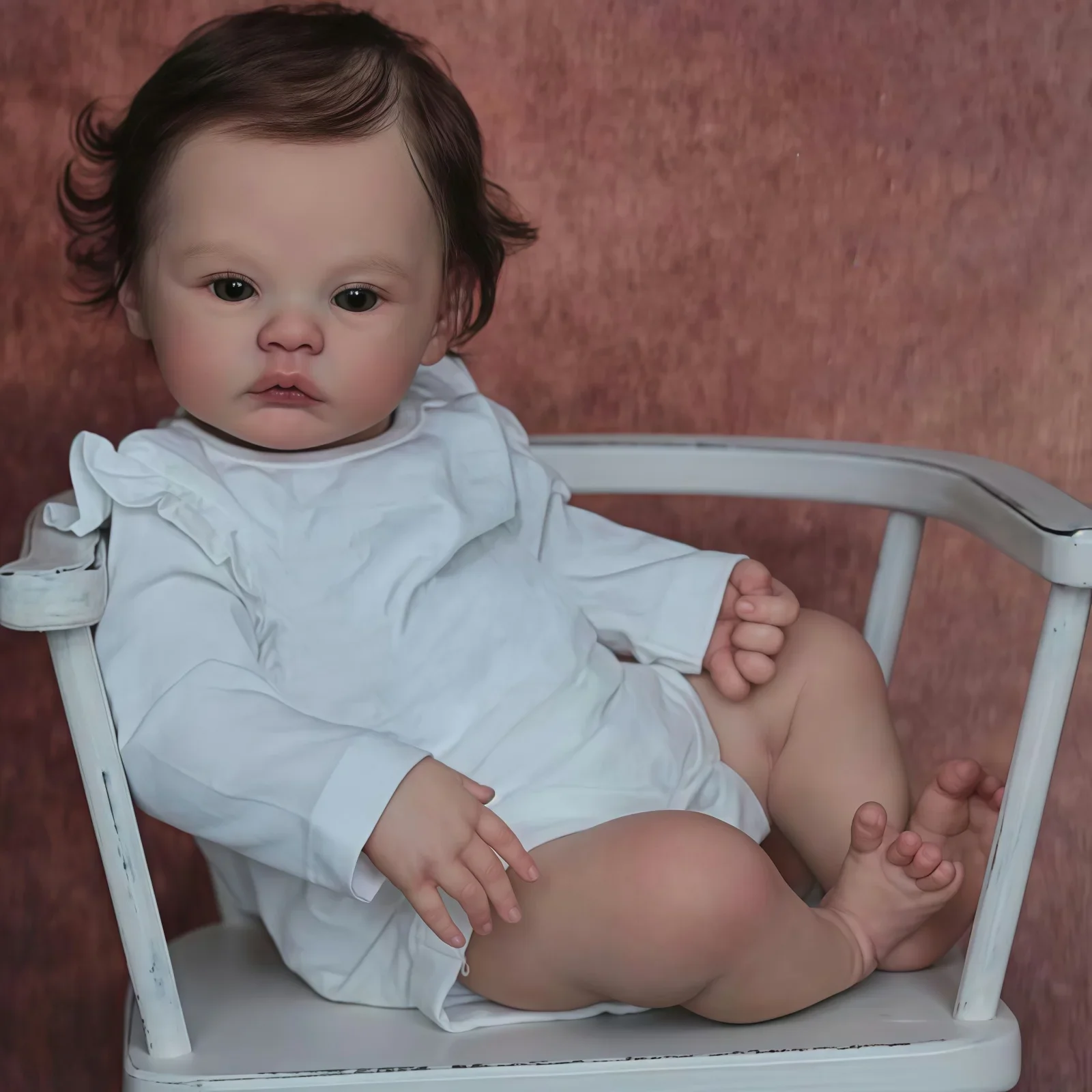 

Очаровательная 18-дюймовая кукла реборн Risbecko — реалистичные детали, вид ручной работы — идеально подходит для коллекционеров и подарков