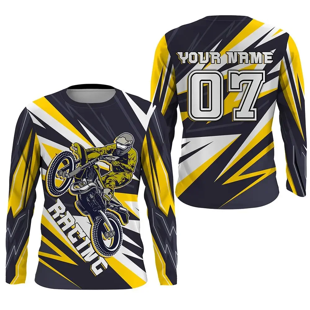 Men's Sportswear Mountain Enduro Bike Clothing Bicycle Moto Downhill T-shirt Hpit Fox Women Men Cycling Jersey MTB Shirts BMX image 4