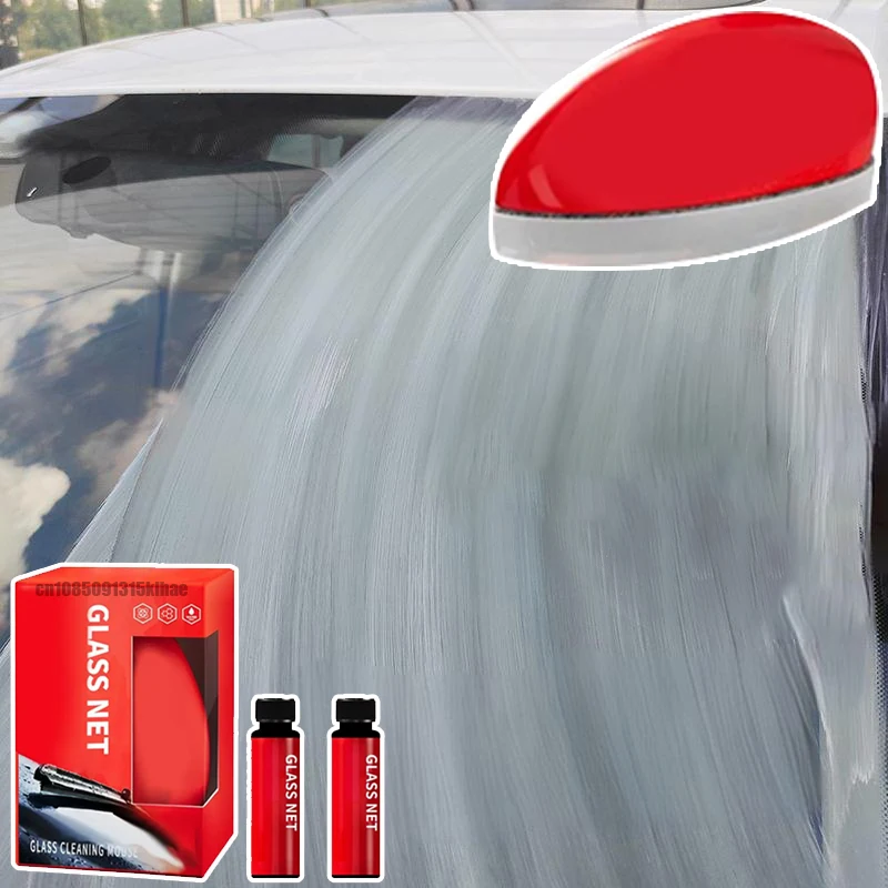 

Car Glass Glossy Powerful Oil Film Remover Car Windshield Cleaner Glass Coating Window Car Cleaning Brush Auto Detailing