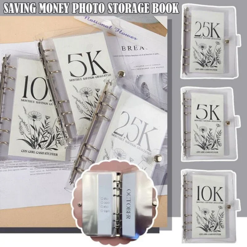 2024 12-Months Envelopes Money Saving Challenge Easy And Funny Way To Save 2.5K/5K/10K Budget Planner Envelope Challenge Kit