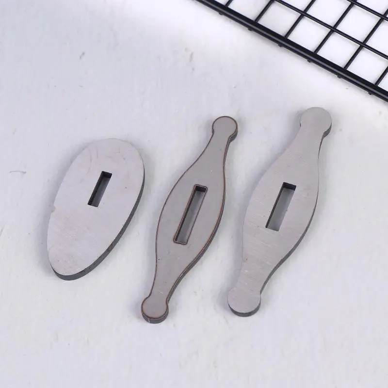 1Pc Knife Finger Guard Bolster Brass Stainless Steel DIY Knife Handle Hand Guard Blanks Fixed Blade Knife Making Parts