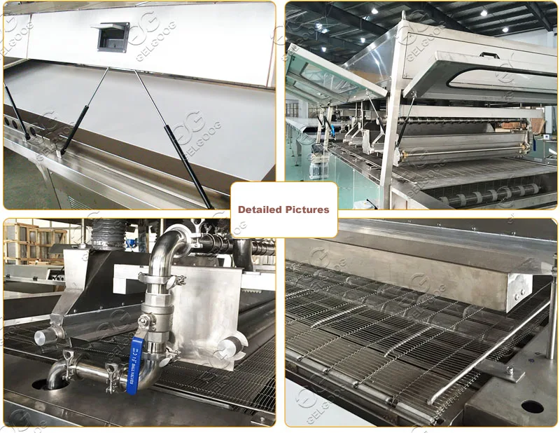 Gelgoog Mini Chocolate Enrober Machine Chocolate Enrobing Line