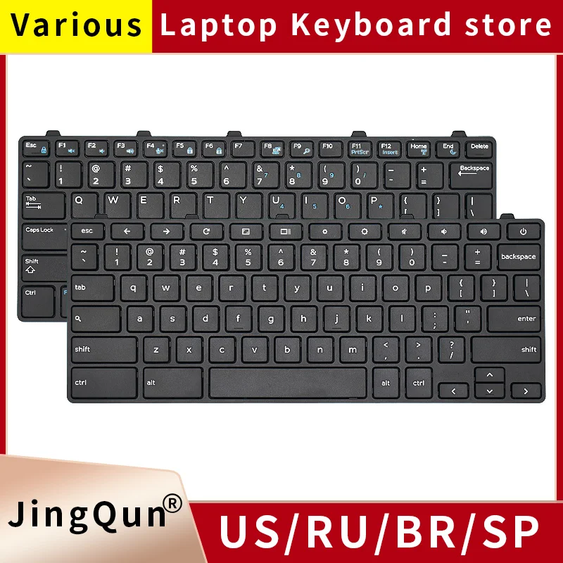 New Original For Dell 3180 szerokości geograficznej 3181 3189 3190 3300 3310 3380 serii Laptop wbudowana klawiatura WVPK0 k47j PK131WW4A14