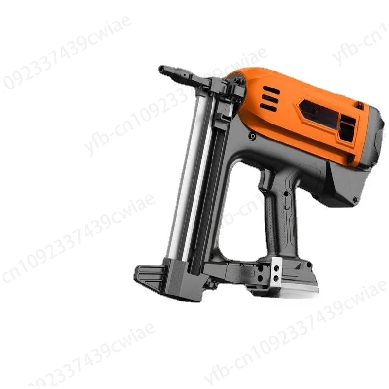 Electric Staple Gun Air Chain Rivets Straight Nail Gun Cement Wall Steel Gas Shoot Nail Water Electrician Special Grab Concrete