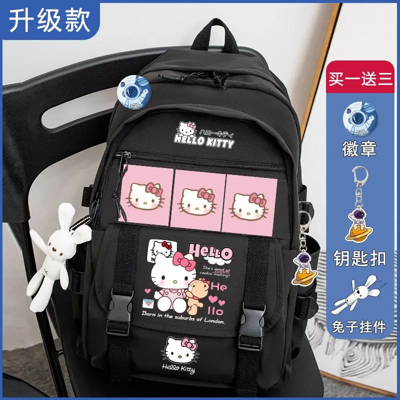 Mochila Miniso Sanrio Hello Kitty, mochila infantil coreana de grande capacidade