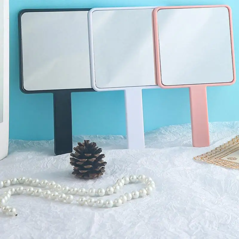 1/2PCS AUtumnfish 대형 메이크업 거울 휴대용 메이크업 거울 흰색 화장품 거울 편안한 휴대용 심플한 디자인