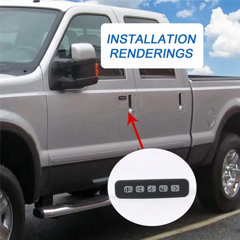 AEA7-Car Door Keyless Entry Digital Keypad Password Lock 8L8T14A626AA 8L8T-14A626-AA For Ford Escape Mercury Crown Victoria