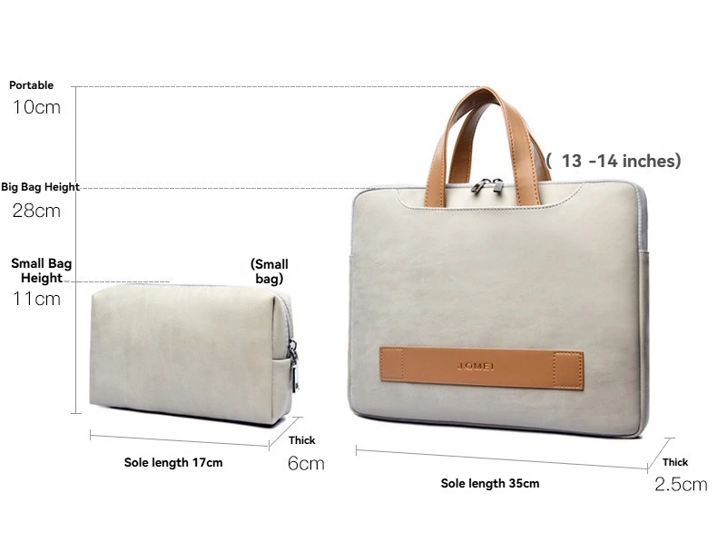 Laptoptasche für MacBook Air Pro 16, Notebook-Hülle, Hülle, HP, Huawei, Lenovo, Dell 13,3 14 15,6 Zoll, Schultertasche, Aktentaschen – Detail 9