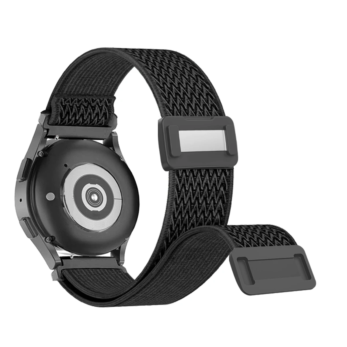 Universal 18/20/22mm Nylon Magnetic Loop for Samsung Watch4/5/6/Huawei GT4/GT3/Watch 4/Amazfit GTR4/Stratos/Garmin Venu/Fenix 7