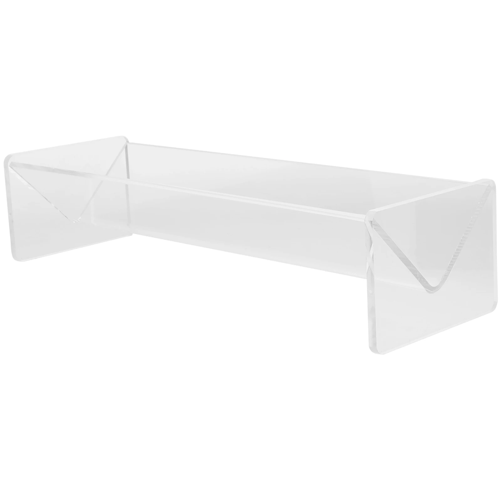 

Acrylic Cookie Tray 22x7x5 V Shaped Clear Serving Tray Dessert Holder Food Display Home Restaurant Use Space Saving