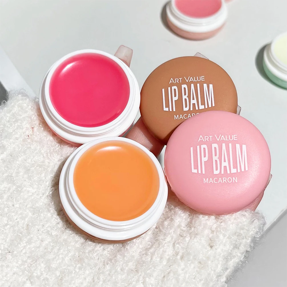 Fruit Lip Balm Makeup Lipstick Base Repairing Moisturizing Anti-Cracked Macaron Lip Balm Plumping Treatment Korean Cosmetics