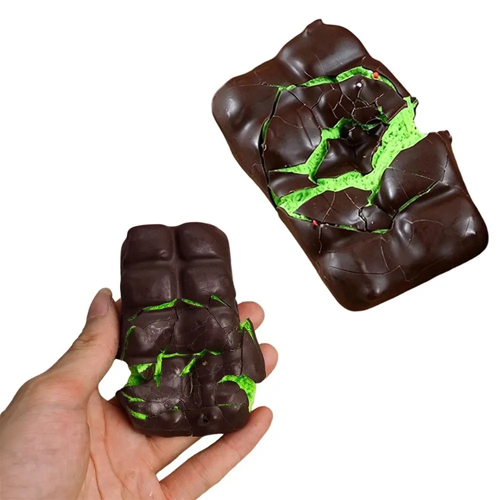 Handmade Crispy Chocolate Squishy Lightweight Crackable Crunchy Chocolate Pincher Crunchy Sound Portable