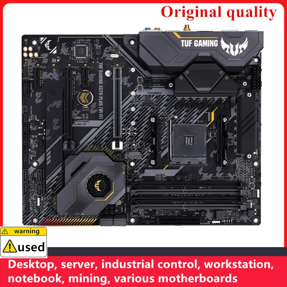 For TUF GAMING X570-PLUS (WI-FI) Motherboards Socket AM4 DDR4 128GB For AMD X570 Desktop Mainboard M,2 NVME USB3.0