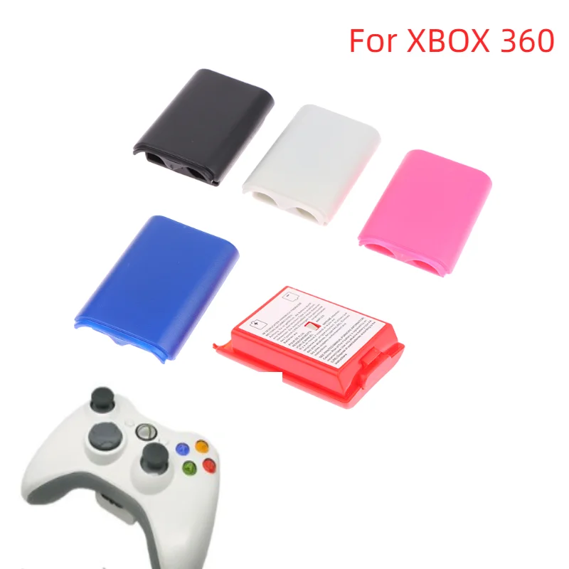 

For XBOX 360 Wireless Controller Joypad Joystick Replacement Parts Back Battery Cover Cases Holder Pack Part Shell Case