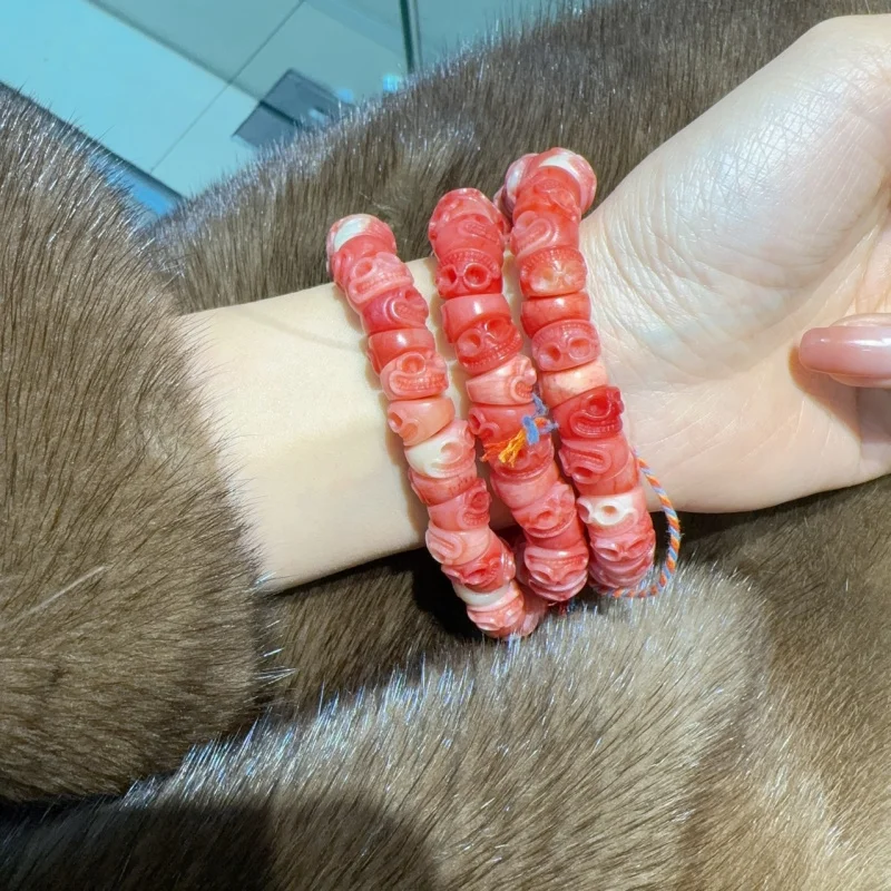 New Tibetan-style bone half-bead handmade accessories loose beads