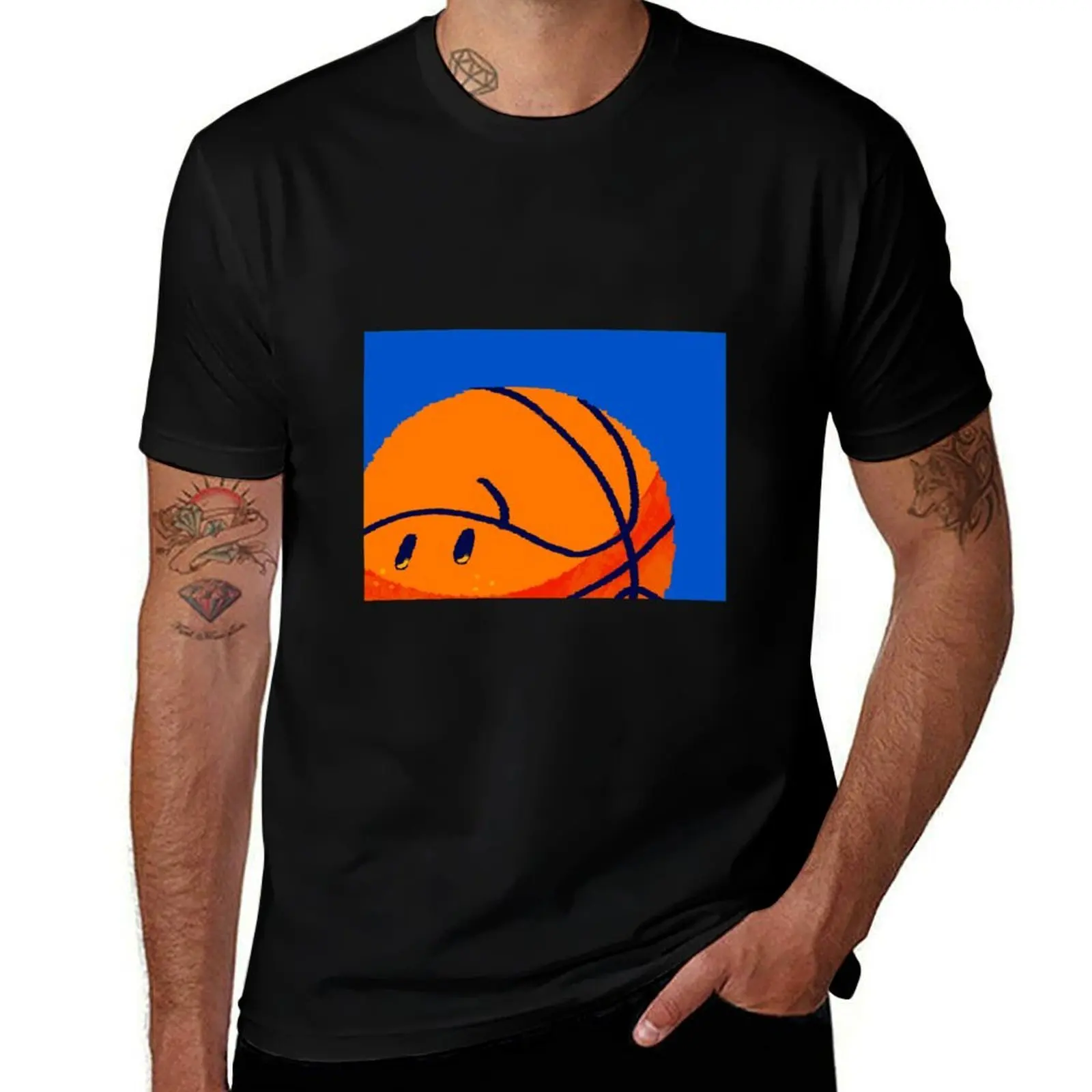 

Basketball T-Shirt cotton t shirt man essential t shirt t shirts with prints T-Shirt