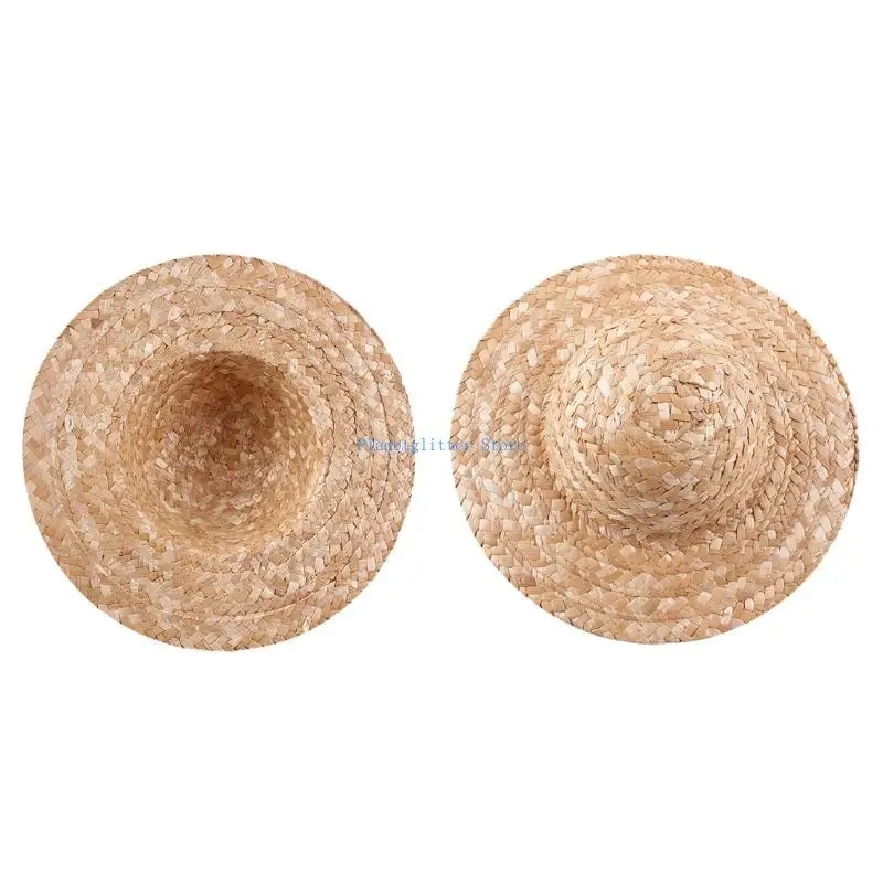 652B DIY pintura sombrero para niños sombrero paja paja trigo decoración artística creativa