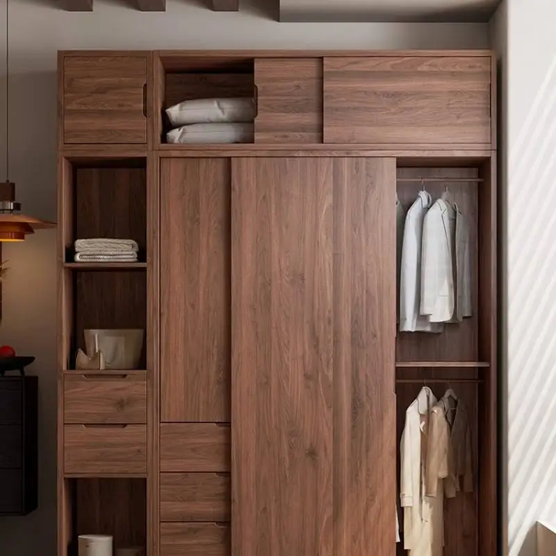 Small Luxury Cleaner Wardrobe Clothes Decor Cheap Kids Storage Wardrobe Room Wooden Modern Hotel Muebles Para Hogar Furniture