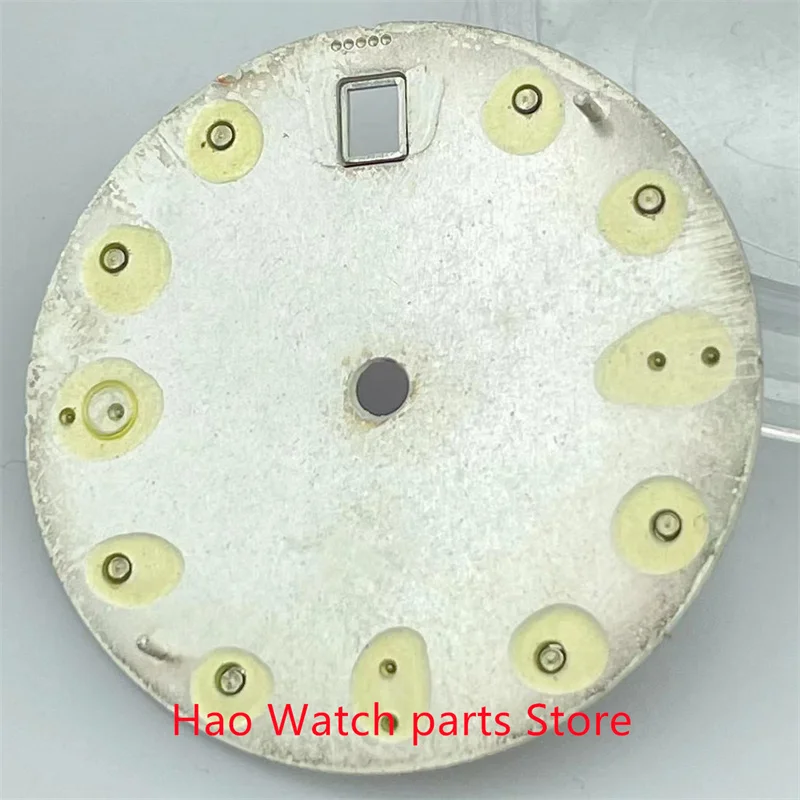 Циферблат часов BLIGER 28,5 мм, суперзеленый светящийся циферблат, подходит для движения NH35