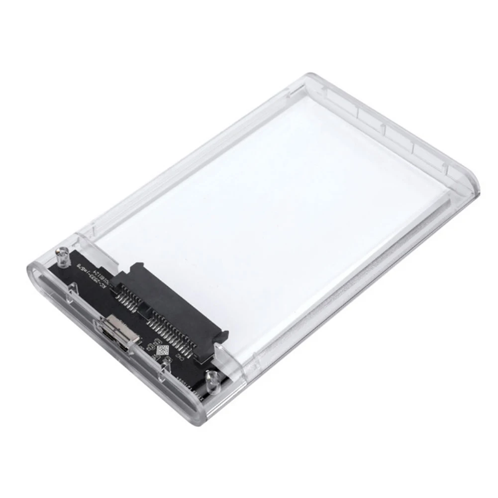 Casing Hard Drive Eksternal 2.5 Inci Port Seri SATA Casing Hard Drive Eksternal USB 3.0 Plug And Play Aksesori Komputer