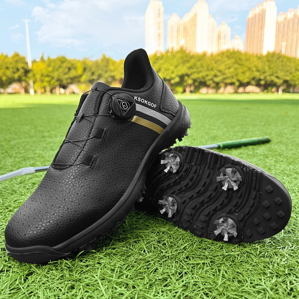 Men's/Women's Anti-slip Fixed Stud Golf Shoes High Wear Resistance Multi-breathability High-performance Golf Shoes SizesFor39-47